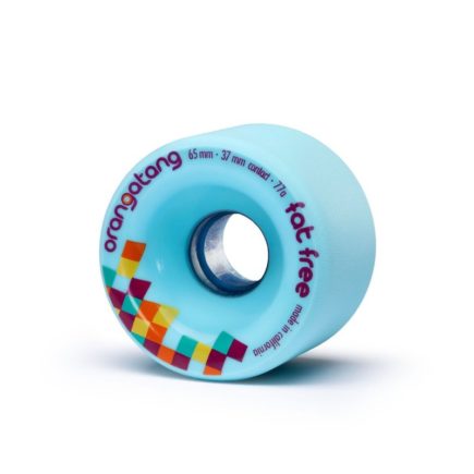 Orangatang Fat Free Wheels 65mm 77a Blue