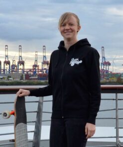 Alternative view of STUDIO LONGBOARD Ladies Zip Hoodie black