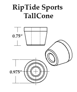 Alternative view of RipTide WFB Tall Cone Bushings