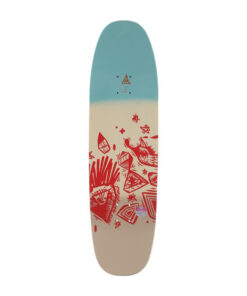 Alternative view of UMA Landsleds Right Said Red Skateboard Deck 9.25"