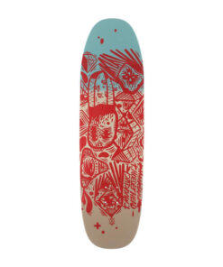 UMA Landsleds Right Said Red Skateboard Deck 9.25"