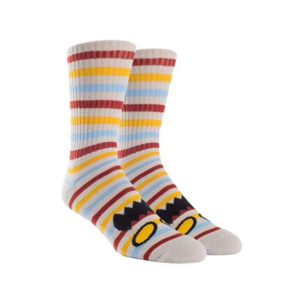 Socks Toy-Machine Monster Face Mini Stripes Crew