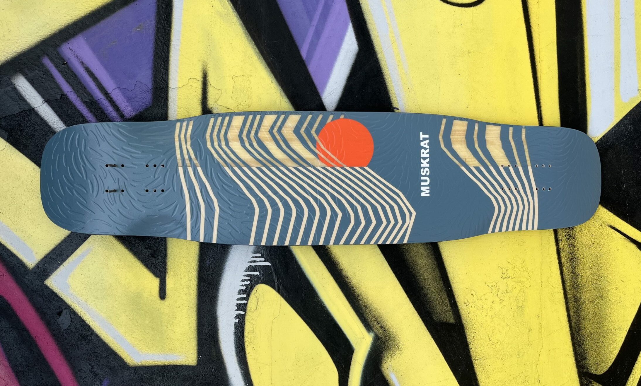 SWITCH Otter V2 Stripes 46″ Longboard Deck Studio Longboard