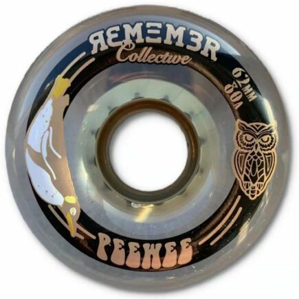 REMEMBER Peewee Wheels 62mm Translucent 80a