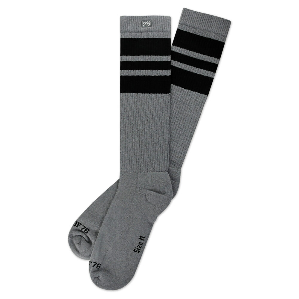 SPIRIT OF 76 Socks Blacks on Grey Hi
