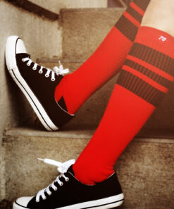 Alternative view of SPIRIT OF 76 Socks Blacks on Red Hi