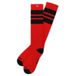 SPIRIT OF 76 Socks Blacks on Red Hi