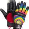 Triple Eight Downhill Slide Gloves Tie Dye