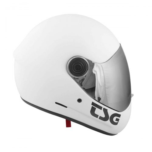 TSG Pass Solid Color Fullface Helmet satin white