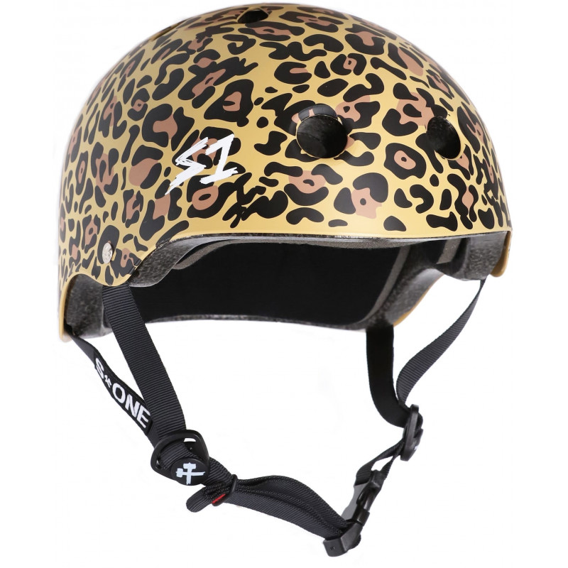 S-ONE V2 Lifer Helmet Tan Leopard Print
