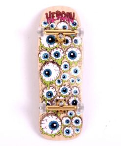 CUSTOM Pro X Heroin Skateboards EYES Fingerboard