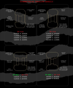 Alternative view of Powell-Peralta Wheels Dragons DF-93A 64mm x 40mm