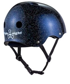 Alternative view of TRIPLE EIGHT Deep Cover Helmet Black Glitter