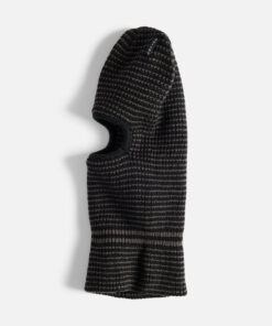 AUTUMN Beanie Striped Mask Black