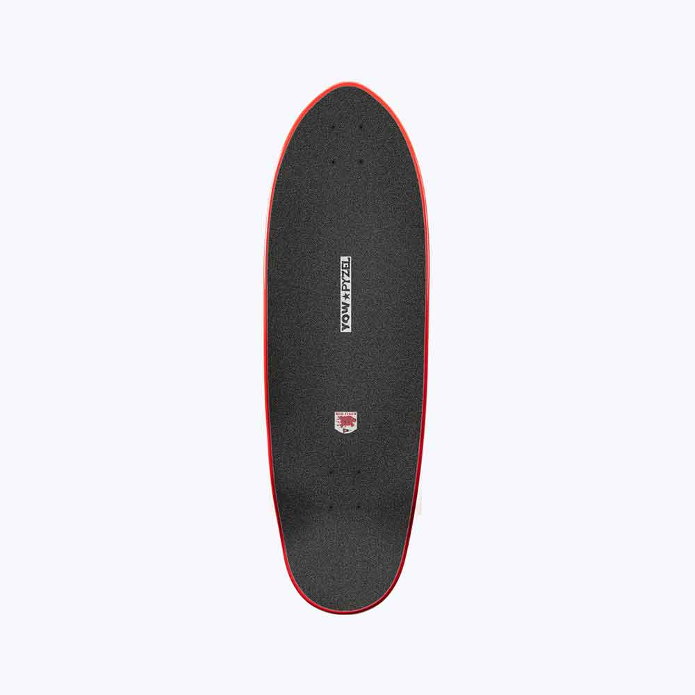 YOW PYZEL RED TIGER 32.6“ Complete Surfskate - Image 2