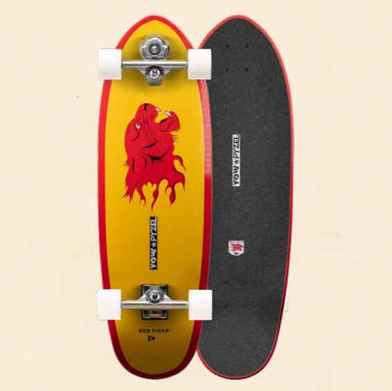 YOW PYZEL RED TIGER 32.6“ Complete Surfskate - Image 4