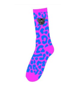 PIG Socks Leopard pink
