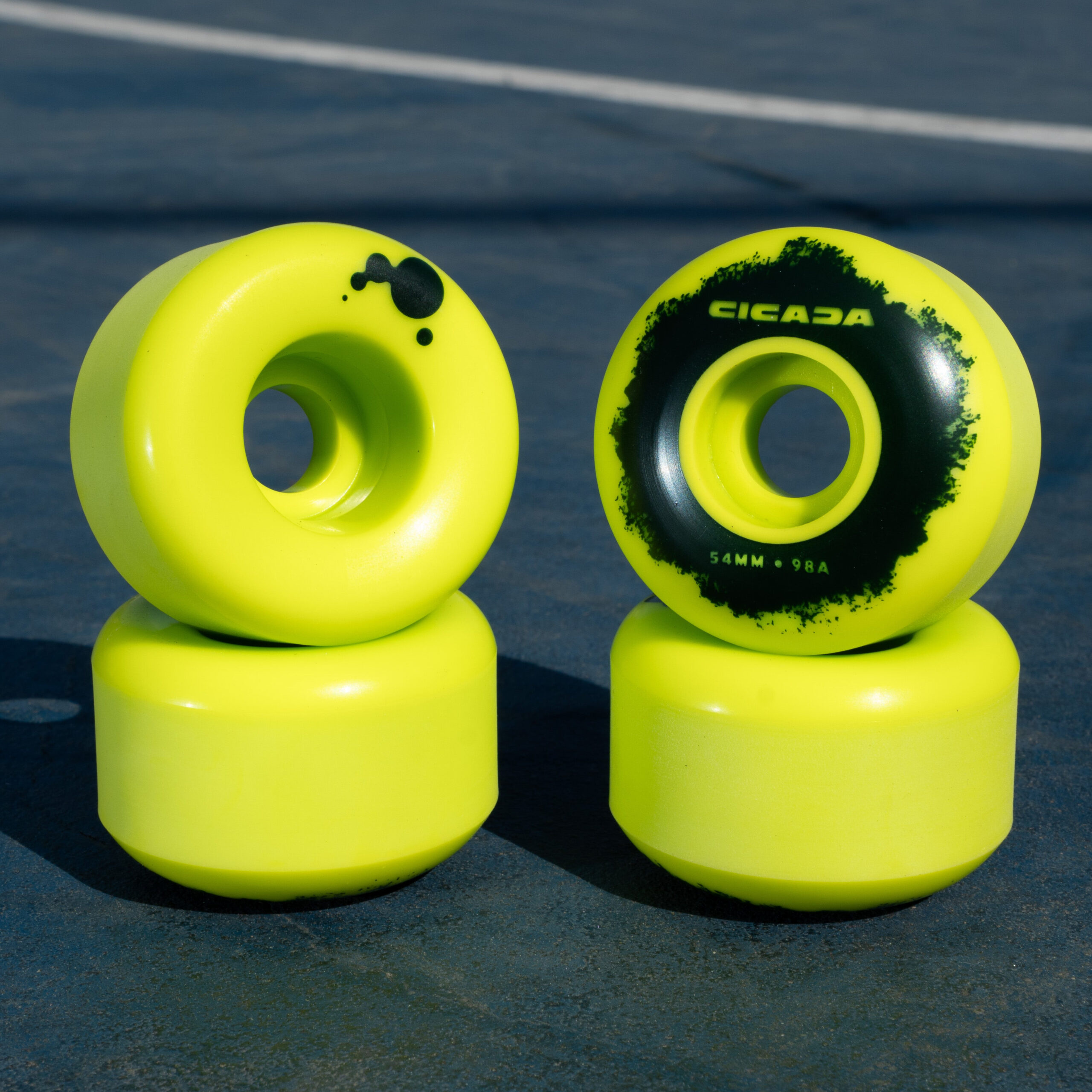 WALTZ Cicada Radial 1.0 54mm Freestyle 97A Skateboard Wheels – Bild 3