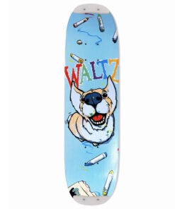 WALTZ Crayon Corgi 7.75" Freestyle Skateboard Deck