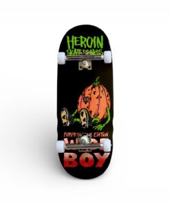 CUSTOM Pro X Heroin Pumpkin Wide Boy Fingerboard Complete