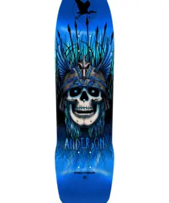 POWELL-PERALTA Andy Anderson Heron Skull 8.45 blue-foil Skateboard deck